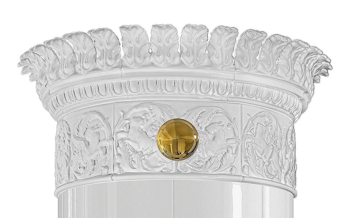 Kakkelovn Krona® 14 Antik svensk kakkelovn Reimanns-Krona® 14
