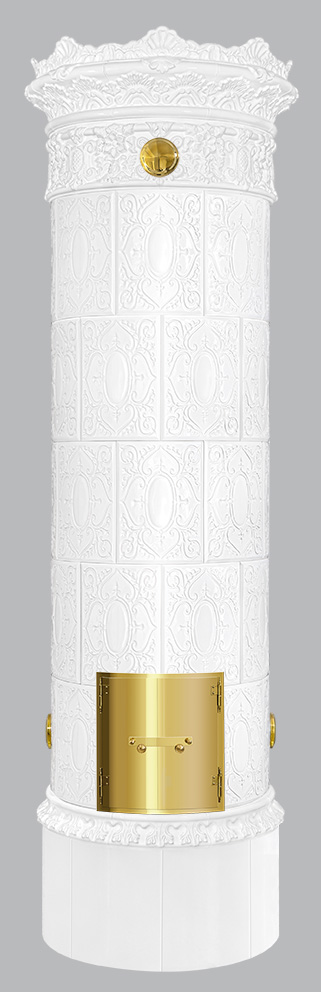 Kakkelovn Krona® 70.1 Antik svensk kakkelovn Reimanns-Krona® 70.1