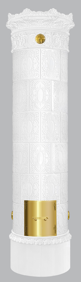 Kakkelovn Krona® 70.1H Antik svensk kakkelovn Reimanns-Krona® 70.1H